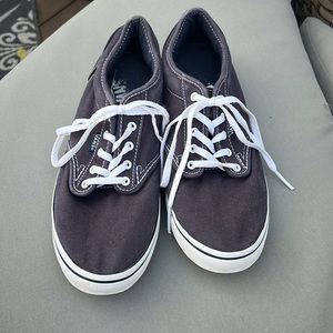Vans; Grey/Blue Color; Women’s Size 9